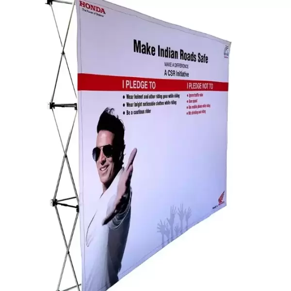Foldable Backdrop with metalic stand