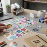Sticker Printing types and usages.