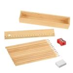 Colored Pencils Set with Wooden Box