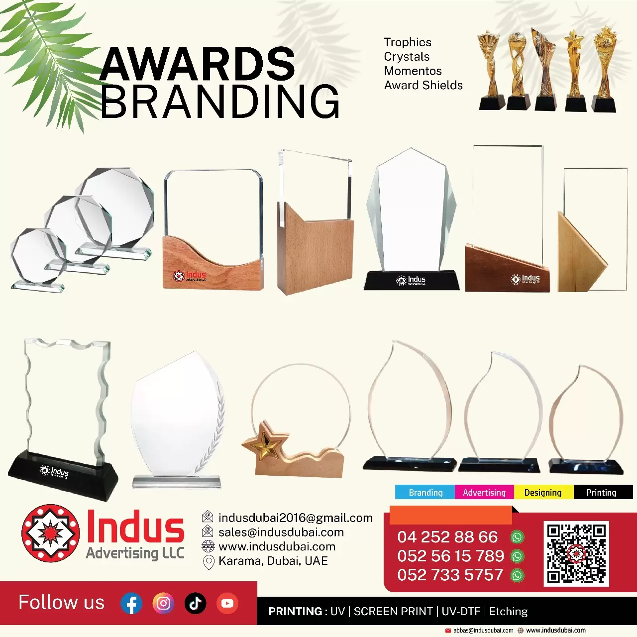 Crystal Awards printing