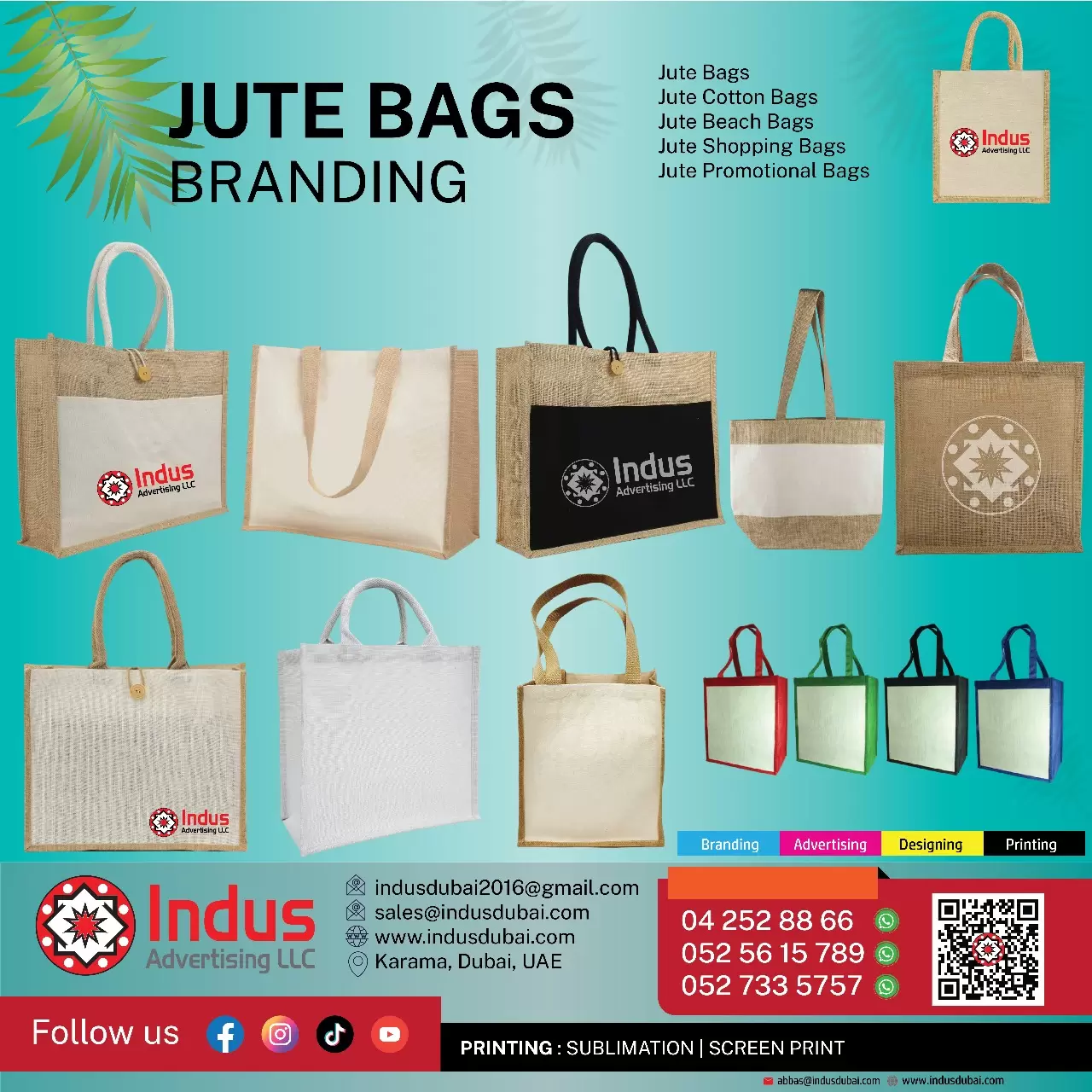 Jute Bag printing