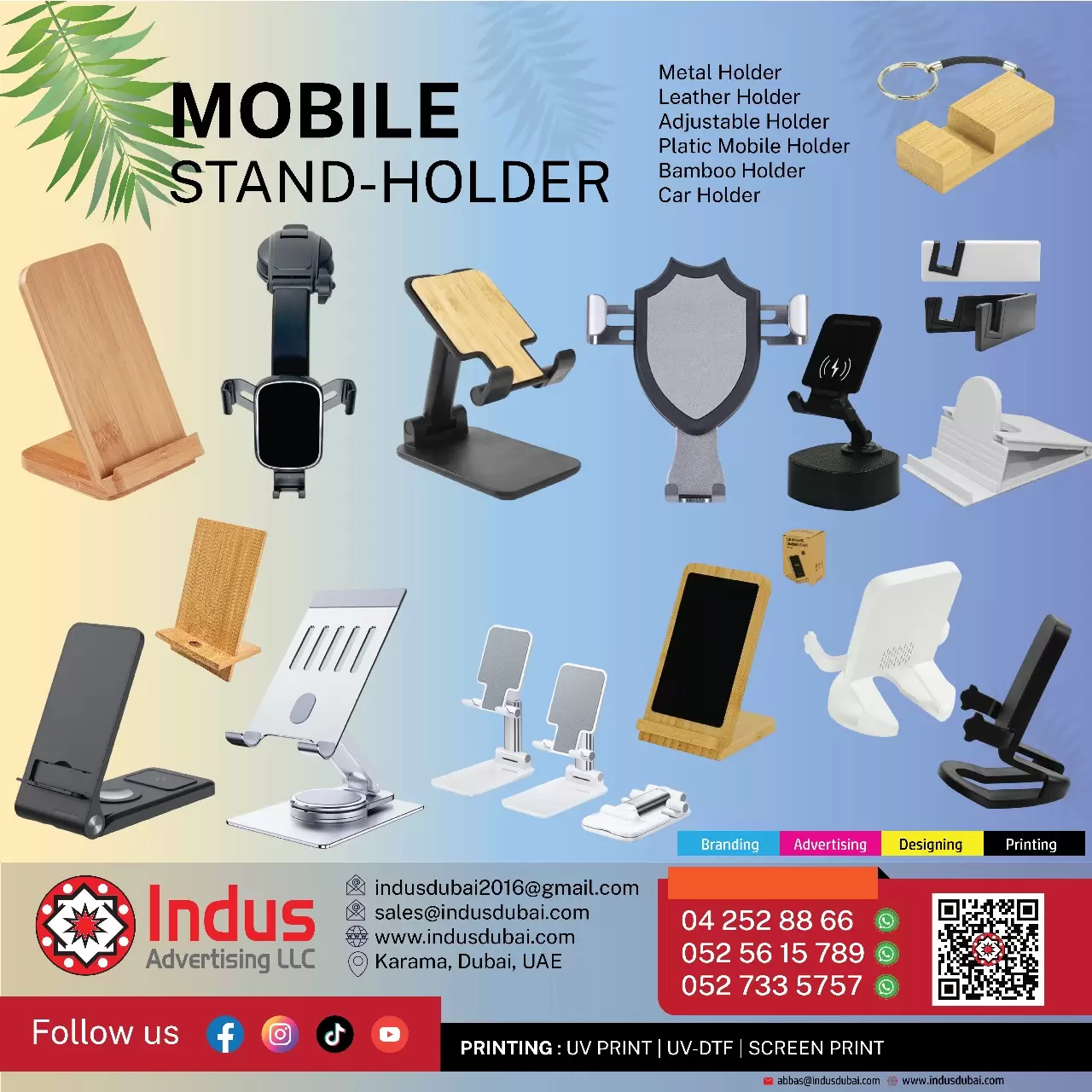 Mobile stands printing