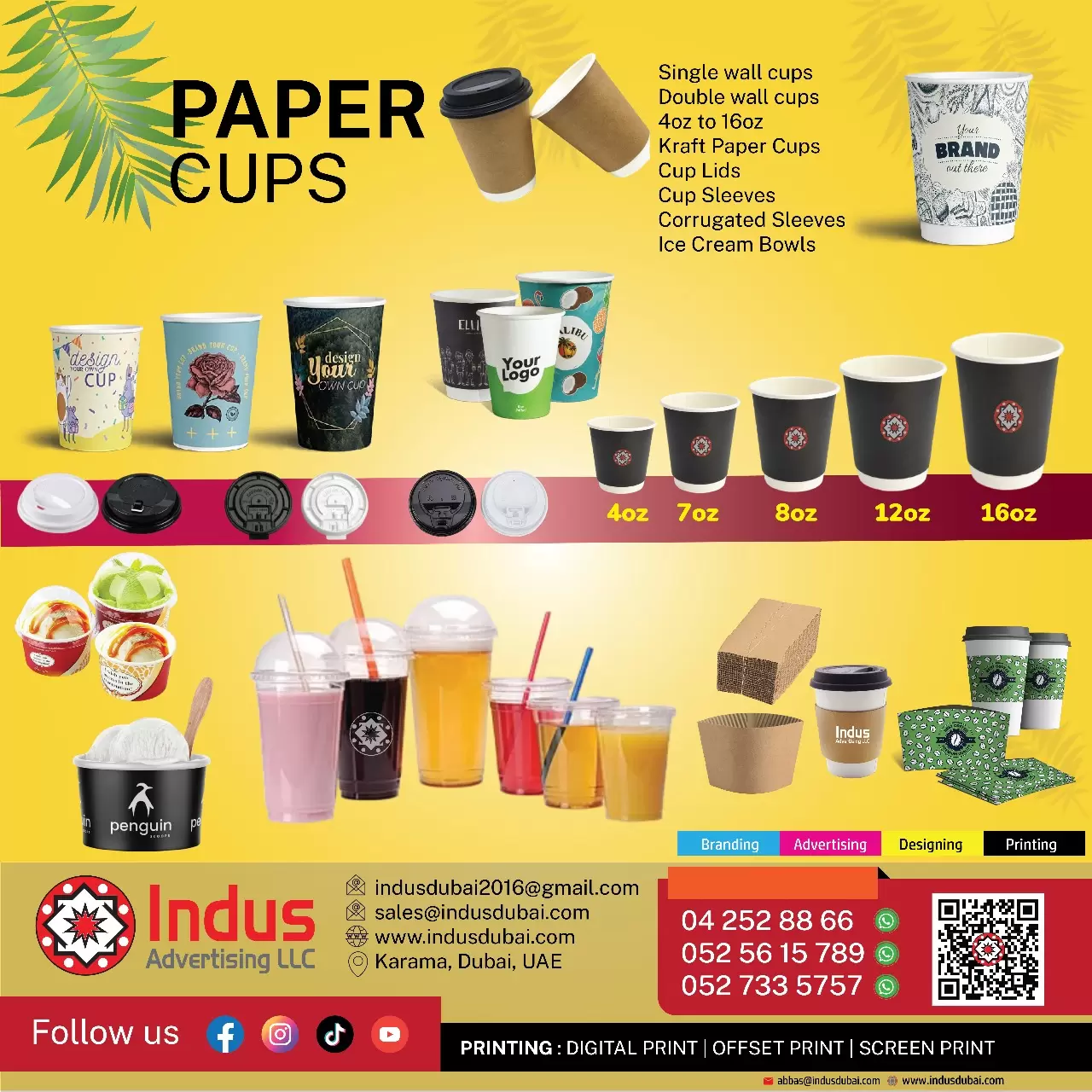 Paper Cup Printing Dubai