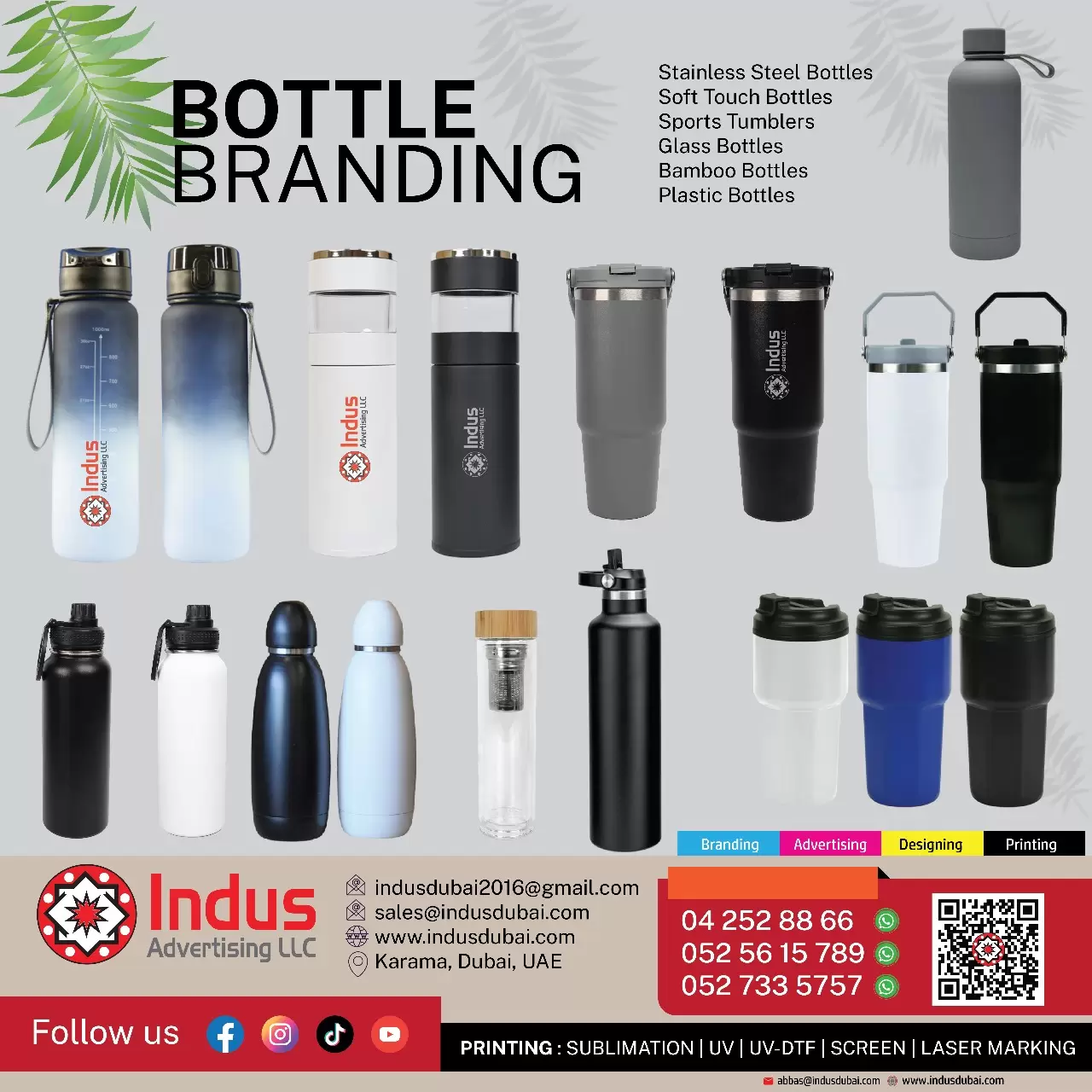 Tumbler branding in Dubai