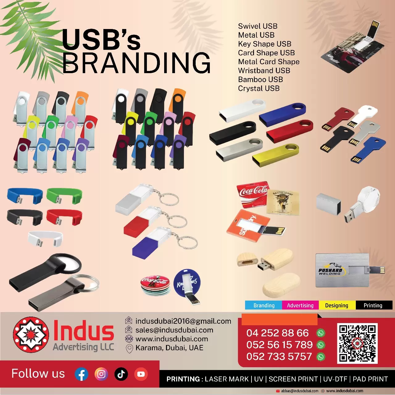 USB, flash drive printing