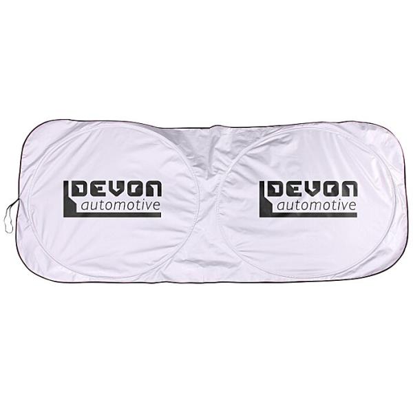 Car Sunshade Nylon Silver Black