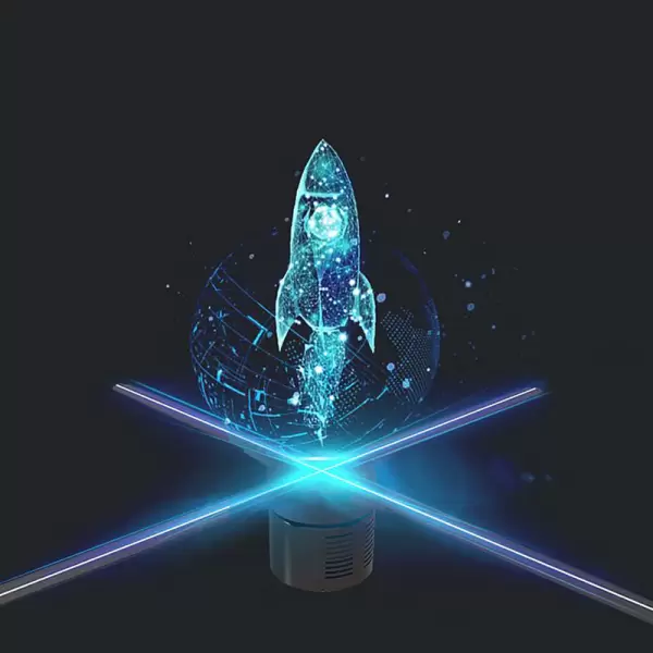 3D Holographic Fan Display