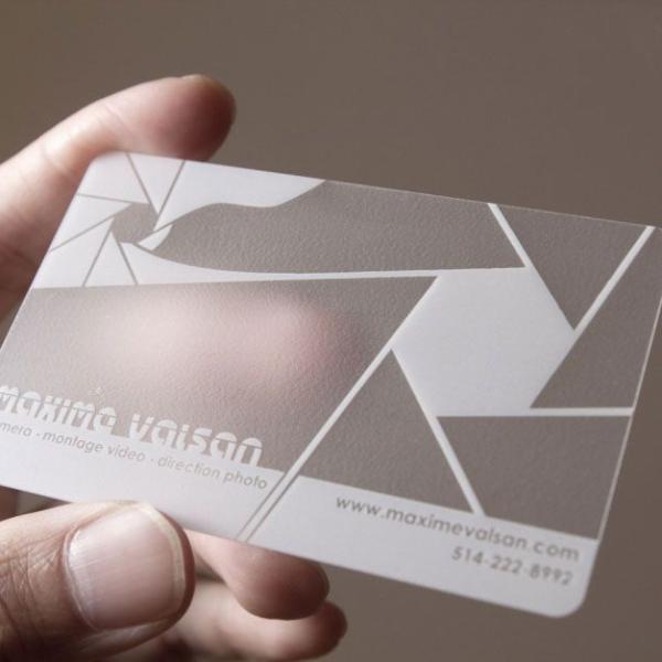 PVC Transparent Plastic cards
