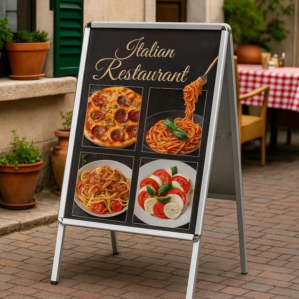 A-Board Display Stand for Menu Offer