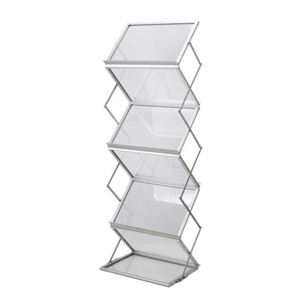 Brochure Holder Zig Zag A3 brochures
