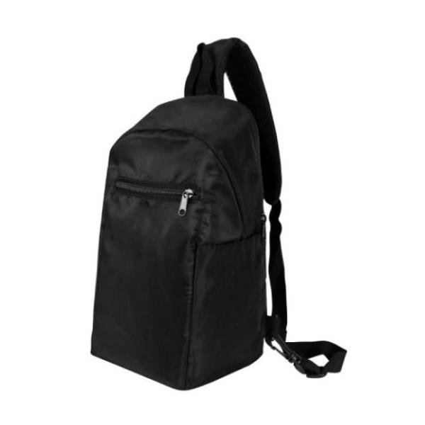 Sling Crossbody Bags In Black Nylon Material