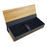 Pen Box Bamboo & Velvet finishing