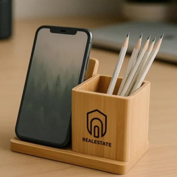 Bamboo Pen Holder