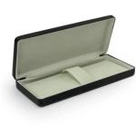 Black Pen Box in PU Leather with Soft Velvet Interior