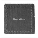 Square Black Slate Coaster