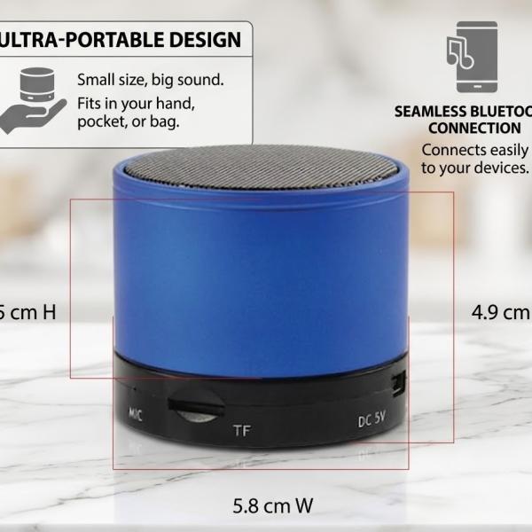 Ultra-Portable Bluetooth Mini Speaker