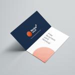 Folded Business Cards