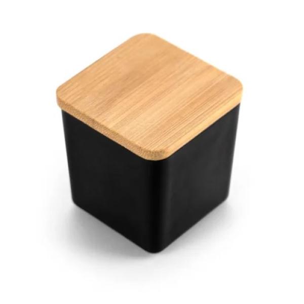 Scented Candle in Square Glass Bottle