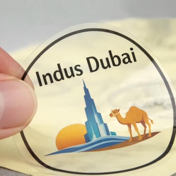 PVC Clear Half-Cut Stickers (Kiss-Cut)