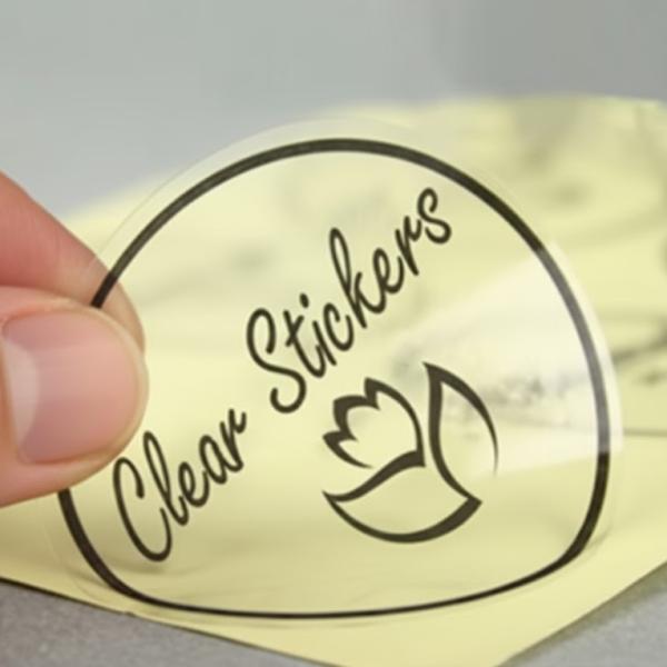 PVC Clear Half-Cut Stickers (Kiss-Cut)