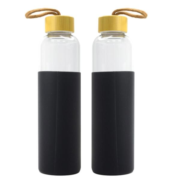 Clear Glass Water Bottle