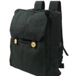Natural Cotton Backpack with Zipper Closure