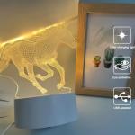 3D Visualization Horse Lamp