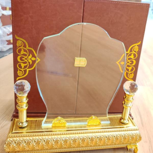 Elegant Crystal Pillar Award