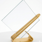 Elegant Gold & Crystal Award