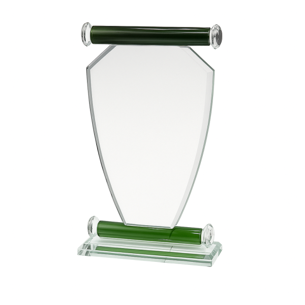 Pentagon Crystal Recognition Plaque