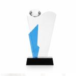 Crystal Award with diamond on top