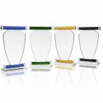 Pentagon Crystal Recognition Plaque