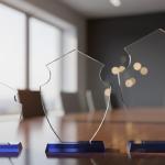 Azure Peak Shield Crystal Award