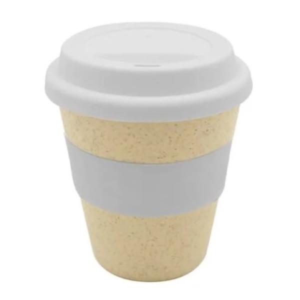 Wheat Straw Cups with silicone lids