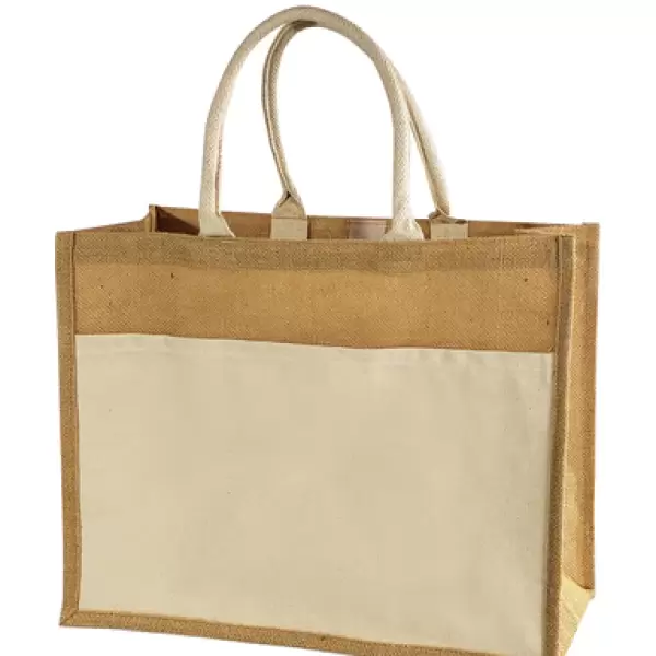 Jute Canvas Bag Print