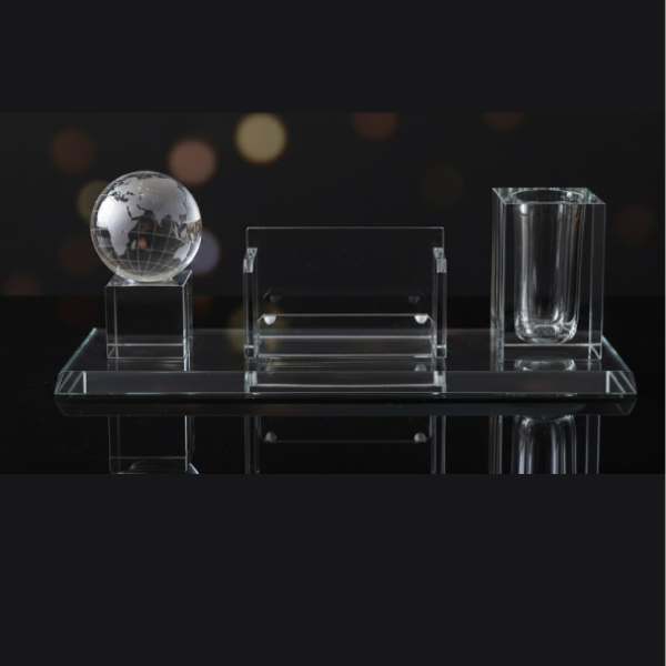 Luxury Crystal Desk Set – 29 x 12 cm