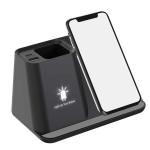 Desktop Pen Holder with 5W Wireless Charger