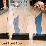 Crystal Award with diamond on top