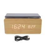 Digital Clock with Wireless Charging
