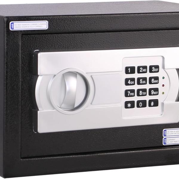 Small Digital Safe Box with Pin Code and Keys