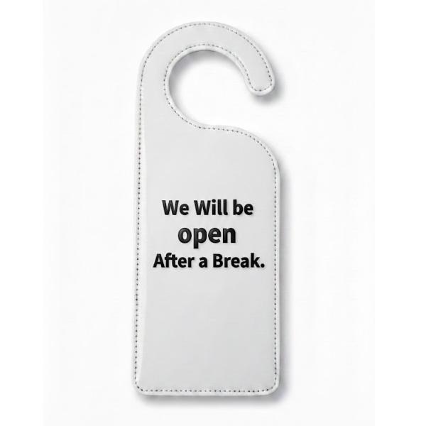 Executive Leather Door Hanger
