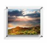 Clear Acrylic Door Sign with Spacers