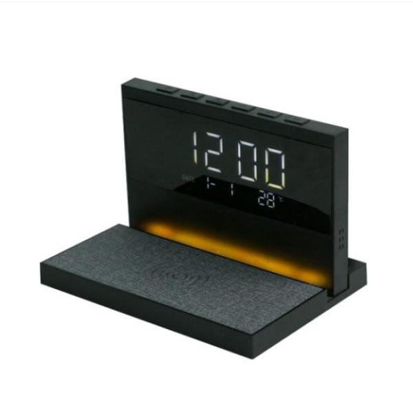 Dorniel Alarm Clock, 15W Wireless Charger & Night Light