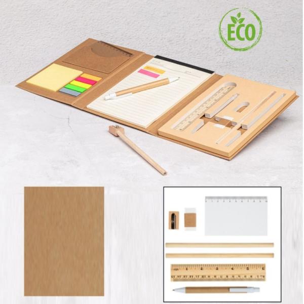 Trifold Eco-Friendly Stationery Notebook Set