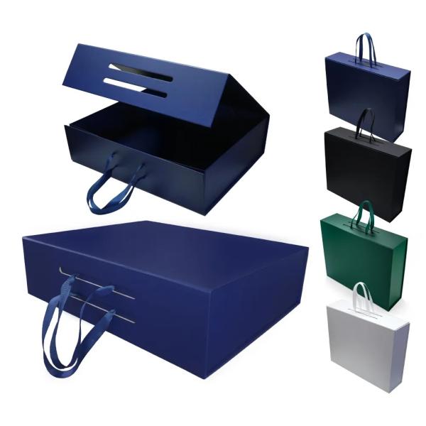 Empty Foldable Gift Box with Magnetic Closure