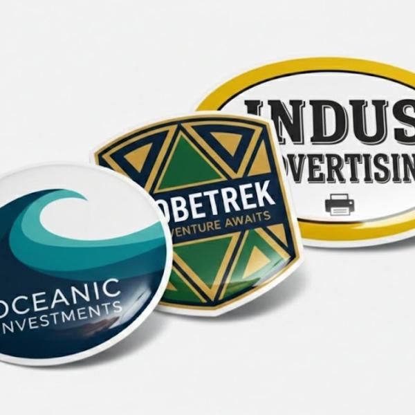 Premium Custom Cut Epoxy Stickers