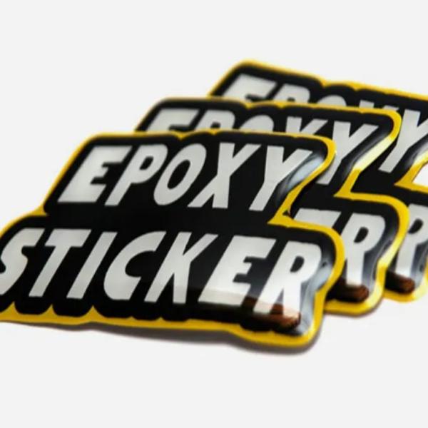 Premium Custom Cut Epoxy Stickers