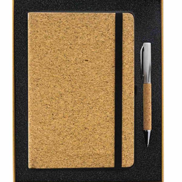 Giftset with Notebook and Pen cork