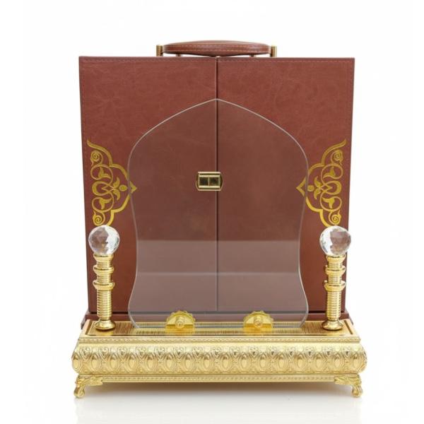 Royal Crystal Glass Award with Premium Gold Base