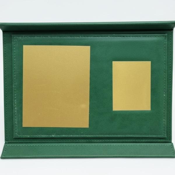 Emerald Executive Dual-Panel Recognition Plaque